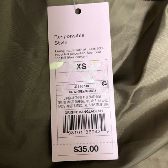 Women’s Calm Gray Puffer Jacket - Picture 4 of 6